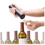 Imagem de Saca-rolhas de vinho sem fio abridor de vinho automático cortador de folha abridores de garrafa de vinho elétrico portát