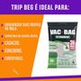 Imagem de Saco a Vácuo Plástico Embalagem Vac-Bag Extra Grande 80x100 Ordene