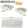 Imagem de Saco Aspirador Pó Wap Turbo 1600 Descartavel Kit C/09 Refil Coletor Compatível Resistente