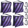 Imagem de Saco de areia ABCCANOPY para suporte de vídeo, tripé leve, pacote com 4 pacotes, roxo