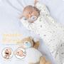 Imagem de Saco de Dormir Bebê Amrcbb - Transição com Mangas e Braços para Cima (Pacote com 2)