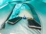 Imagem de Saco de Dormir Com Bolsa P/Transporte E Capuz Preto Com Azul até 12- Nautika 