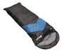 Imagem de Saco de Dormir Com Bolsa P/Transporte E Capuz Preto Com Azul até 12- Nautika 