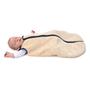 Imagem de Saco de dormir para bebês baby deedee Sleep Nest Teddy Oatmeal Navy