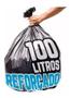 Imagem de Saco De Lixo 100 Litros 100 Un Preto - Aprox 4,100 Kg