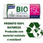 Imagem de Saco de Lixo 15 litros Reforçado Repelente Biodegradável Verde DoBrasil