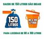 Imagem de Saco De Lixo 150 Litros  Extra Reforçado  Boca Larga 4,kg