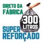 Imagem de Saco De Lixo 300 Litros 200Un Preto Super Reforçado