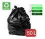 Imagem de Saco De Lixo 50 Litros Reforçado Com 100Un Preto