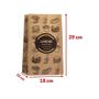 Imagem de Saco de papel kraft delivery impresso p 5kg 29x18x10 cm com 100 unid - chiara