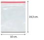 Saco Fechamento ZipLock N5 10x14,3cm. c/100 - Talge Imagem de Saco Fechamento ZipLock N5 10x14,3cm. c/100