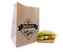 Imagem de Saco Kraft Para Delivery Sos Pp (17X10X24Cm) Com 50 Un.