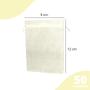 Imagem de Saco Organza - Saquinho Bege Natural 9x12 cm - C/ 50 Para Lembrancinha - BRX