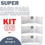Imagem de Saco para Aspirador Electrolux Descartável A10 Smart Mod. Antigo Encaixe Bocal 65 mm com 06 unidades