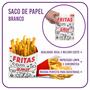 Imagem de Saco Para Batata Frita - Papel Kraft Branco (500 Unidades)