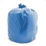 Imagem de Saco Para lixeira Lixo Bobina Azul Resistente  15L- Com 20un