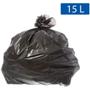 Imagem de Saco para Lixo 15L Preto 39X58CM 5 Micras PCT com 100