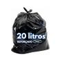 Imagem de Saco para Lixo 20 Litros - Reforçado Preto - Pacote com 5 kg