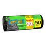 Imagem de Saco Para Lixo Resist! Preto 50L 20un + 20% - Dover Roll