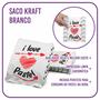 Imagem de Saco Para Pastel Pequeno - Papel Kraft - I Love Pastel (500 unidades)