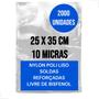 Imagem de Saco plastico a vacuo 25x35 micra 10 embalagem 2000 unidades