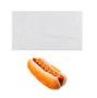 Imagem de Saco Plástico Picotado Branco Hot Dog Cachorro Quente - 22x10cm  pct 2.000 Unidades