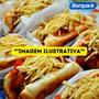 Imagem de Saco Plástico Picotado Hot Dog Cachorro Quente Bompack - 26x12cm - CX 3000 Unidades (6x500pct)