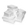 Imagem de Saco Plástico Virgem Cristal PEBD 35x45x0,06 com Aproximadamente 1Kg 120 Unidades Marqplas