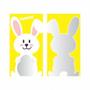 Imagem de Saco Poli Happy Bunny 12x22 Amarelo C/50