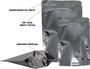 Imagem de Saco Stand Up Prata Metal 17x24cm C. Zíper E Válvula (50un)