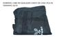 Imagem de Sacola bolsa de viagem dobrável em poliéster cor preta leve prática alça tira colo cod 6032