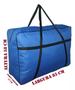 Imagem de Sacola bolsa de viagem mudança em poliéster forte prática grande azul royal 3602