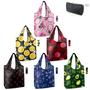 Imagem de Sacos de compras reutilizáveis BeeGreen Fruit Blueberry Avocado, pacote com 6 unidades