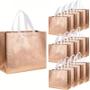 Imagem de Sacos de Compras Reutilizáveis Prateados - Pacote com 1, 5 ou 10 Unidades