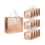 Imagem de Sacos de Compras Reutilizáveis Prateados - Pacote com 1, 5 ou 10 Unidades