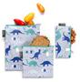 Imagem de Sacos de Lanche Simple Modern Ellie Collection - Pacote com 3 - Dinossauro Roar