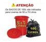 Imagem de Sacos De Lixo 100 Litros Preto 100 Unid Resistentes