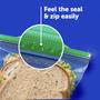 Imagem de Sacos para Lanche Ziploc EasyGuide - 40 Unidades Sem BPA