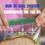 Imagem de Sacos para Lanche Ziploc EasyGuide - 40 Unidades Sem BPA