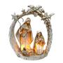 Imagem de Sagrada Familia em REsina Rustica c/led