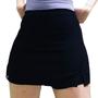 Imagem de Saia bengaline 2 fendas short saia moda feminina cintura alta plus size