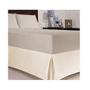 Imagem de Saia Box Cama Solteiro Plus Com Pregas Branco