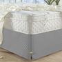 Imagem de Saia Box Casal Padrão Matelada Com Pingente Luxo Box Bau Varias Cores
