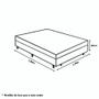 Imagem de Saia Box Fit Casal Capa para Cama Box com Elástico Malha 1 pç Lisa