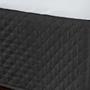 Imagem de Saia Cama Box Queen Com Elástico Matelada - Preto