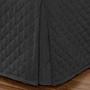 Imagem de Saia Cama Box Queen Com Elástico Matelada - Preto