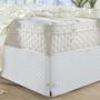Imagem de Saia Casal Queen Com Pingente Cama Box Bau Luxo MordenaOtima Oferta