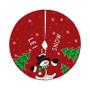 Imagem de Saia De Árvore De Natal 2024, Decoração Criativa Impressa, Suprimentos Para Presentes De Feriado