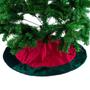 Imagem de Saia de Árvore de Natal 80cm Vermelha e Verde