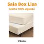 Imagem de Saia Elástica Box Lisa Solteiro Fit Malha 100% Algodão